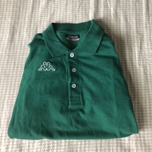 Kappa Polo Green Mens Large